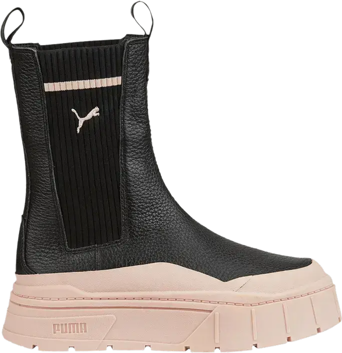  Puma Wmns Mayze Stack Chelsea Boot &#039;Black Rose Quartz&#039;