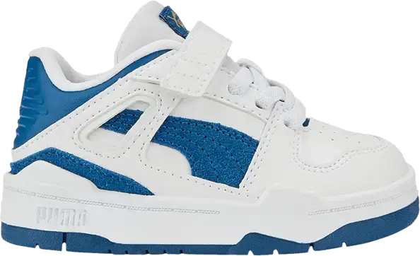  Puma Slipstream Suede Infant &#039;White Lake Blue&#039;