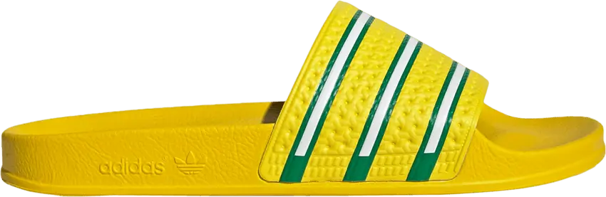  Adidas Adilette Slide &#039;Team Yellow Green&#039;