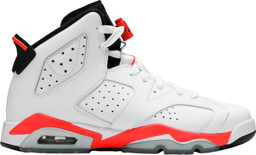  Jordan 6 Retro Infrared White (2014) (GS)