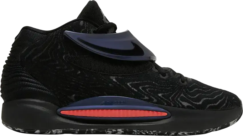  Nike KD 14 EP &#039;Black Laser Crimson&#039;