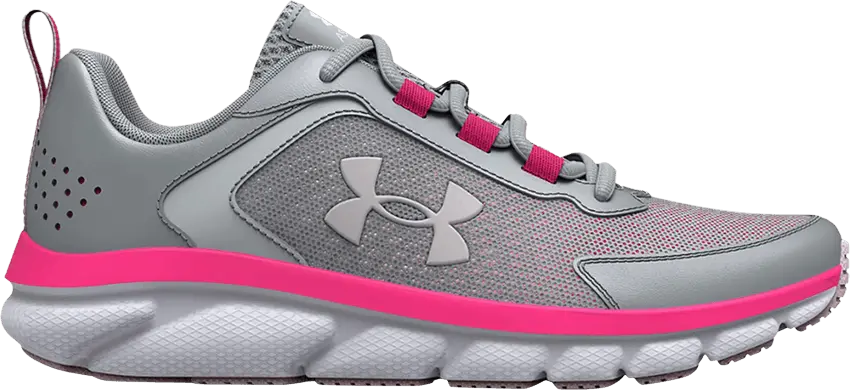  Under Armour Assert 9 Pearl GS &#039;Halo Grey White&#039;