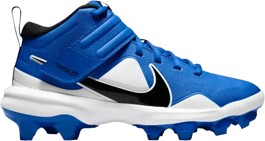  Nike Force Trout 7 Pro MCS GS &#039;Game Royal White&#039;