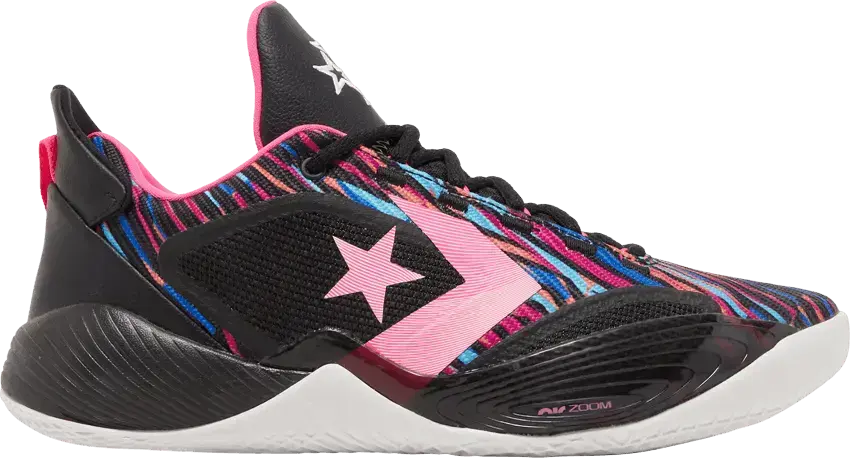  Converse All Star BB Shift Black Neon Pink