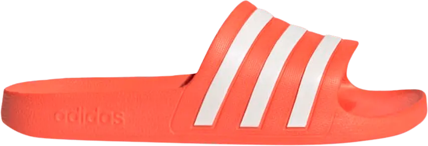  Adidas Wmns Adilette Adilette Aqua Slide &#039;Solar Red&#039;