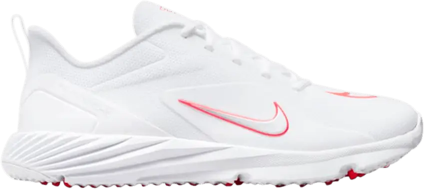  Nike Alpha Huarache 8 Pro TF &#039;White Bright Crimson&#039;