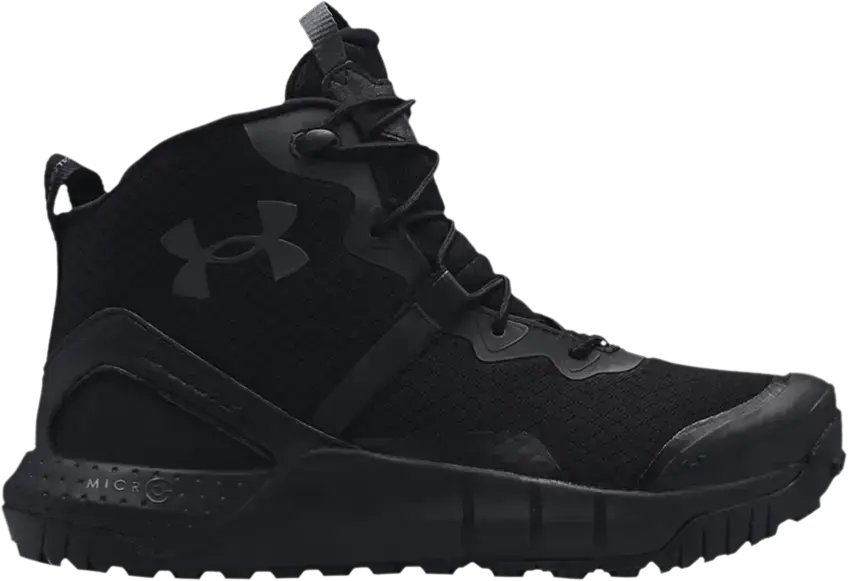  Under Armour Micro G Valsetz Mid 2E Wide &#039;Black Jet Grey&#039;