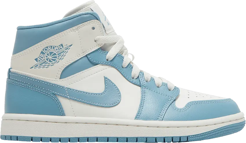  Jordan 1 Mid UNC (2022) (Women&#039;s)