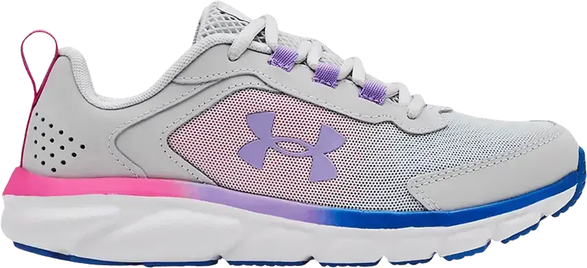  Under Armour Assert 9 GS &#039;Halo Grey White&#039;