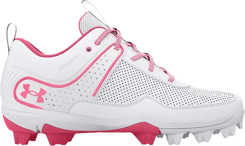  Under Armour Glyde RM GS &#039;White Cerise&#039;