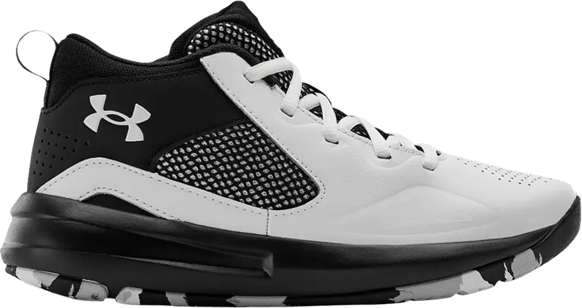  Under Armour Lockdown 5 GS &#039;White Black&#039;