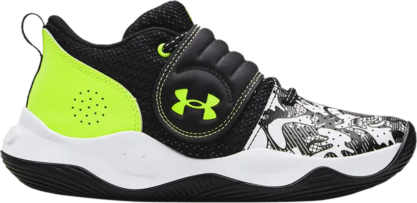  Under Armour Zone BB GS &#039;Colorshift - White Black&#039;