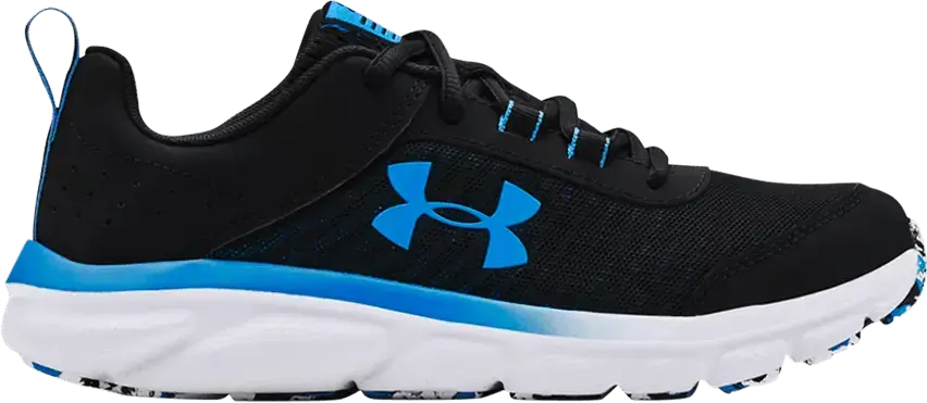  Under Armour Assert 8 GS &#039;Black Blue&#039;