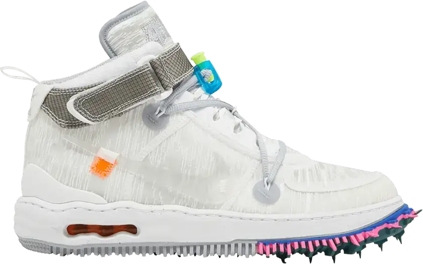  Nike Air Force 1 Mid Off-White White