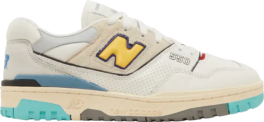  New Balance 550 Sea Salt Yellow