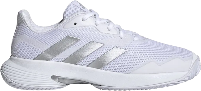  Adidas Wmns CourtJam Control &#039;White Silver Metallic&#039;