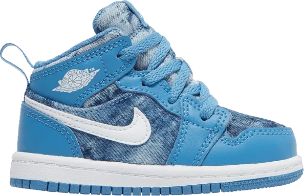  Jordan 1 Mid Washed Denim (TD)