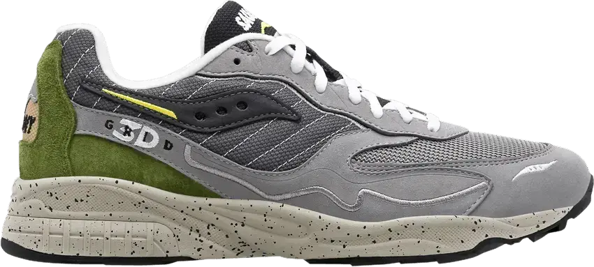  Saucony 3D Grid Hurricane Premium Dark Grey Olive Green