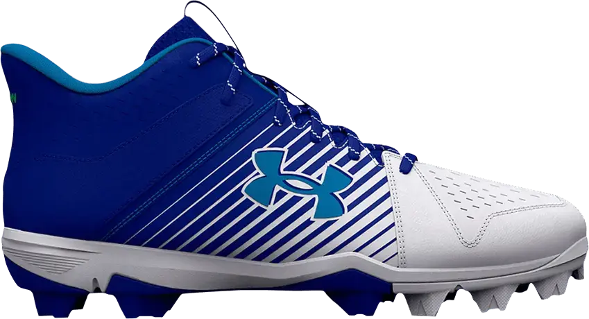  Under Armour Leadoff Mid RM &#039;Royal White&#039;