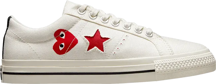  Converse One Star Ox Comme des Garcons PLAY White