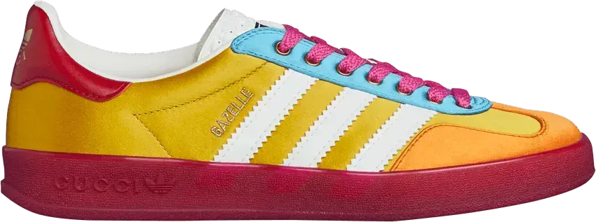  Adidas Gucci x Wmns Gazelle &#039;Yellow White Red&#039;