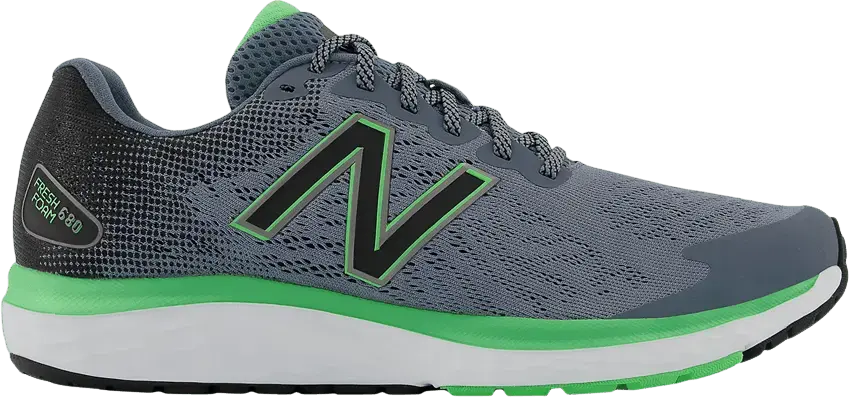  New Balance Fresh Foam 680v7 4E Wide &#039;Ocean Grey Vibrant Spring&#039;