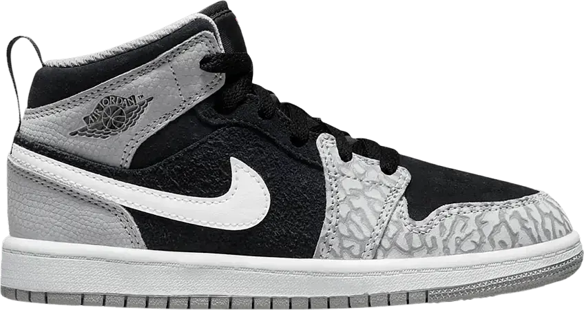  Jordan 1 Mid SE Elephant Print (PS)