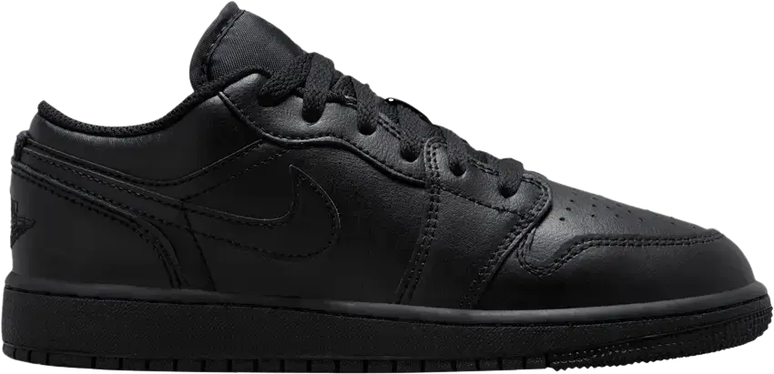  Jordan 1 Low Triple Black (2022) (GS)