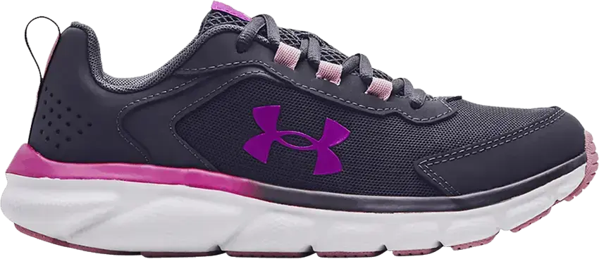  Under Armour Assert 9 AC GS &#039;Tempered Steel Pink Fog&#039;