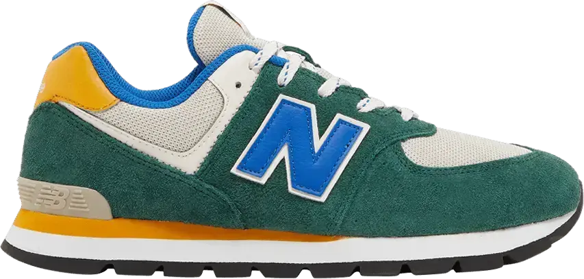  New Balance 574 Big Kid &#039;Nightwatch Green Cobalt&#039;