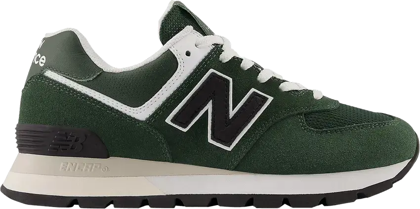  New Balance Wmns 574 Rugged &#039;Green Black&#039;