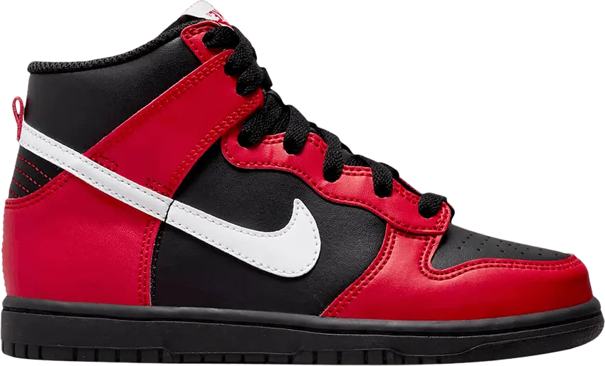  Nike Dunk High PS &#039;Black University Red&#039;