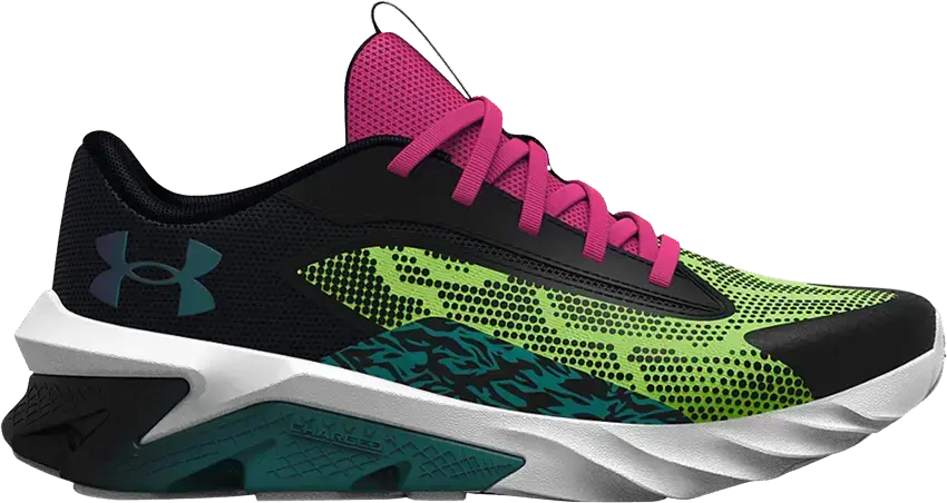 Under Armour Scramjet 4 Wild PS &#039;Black Quirky Lime&#039;