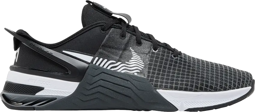  Nike Metcon 8 FlyEase &#039;Black Dark Smoke Grey&#039;