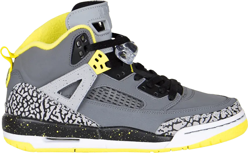  Jordan Spizike BG &#039;Cool Grey Vibrant Yellow&#039;