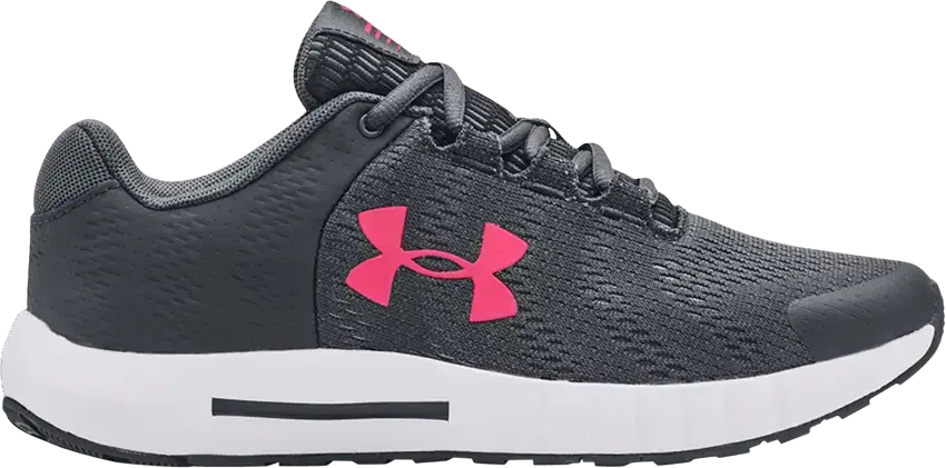  Under Armour Micro G Pursuit GS &#039;Pitch Grey White&#039;