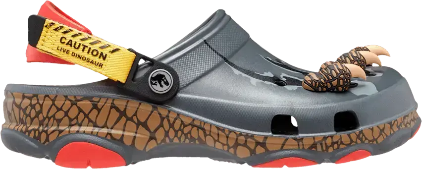  Crocs Jurassic World x All-Terrain Clog &#039;Caution, Live Dinosaur&#039;