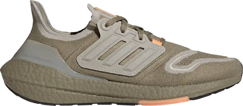  Adidas adidas Ultra Boost 22 Orbit Green Beam Orange