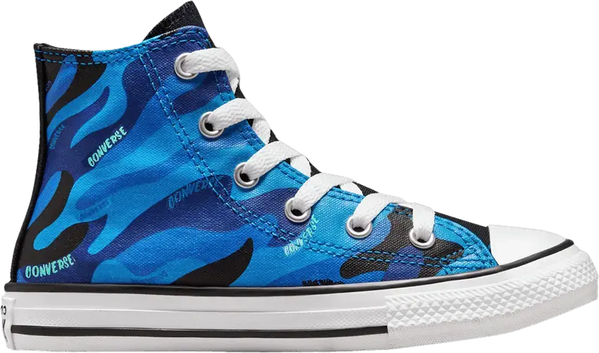  Converse Chuck Taylor All Star High PS &#039;Hybrid Camo - Kinetic Blue&#039;