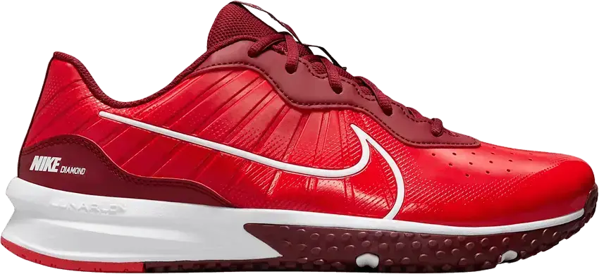  Nike Alpha Huarache Varsity 4 TF &#039;University Red&#039;