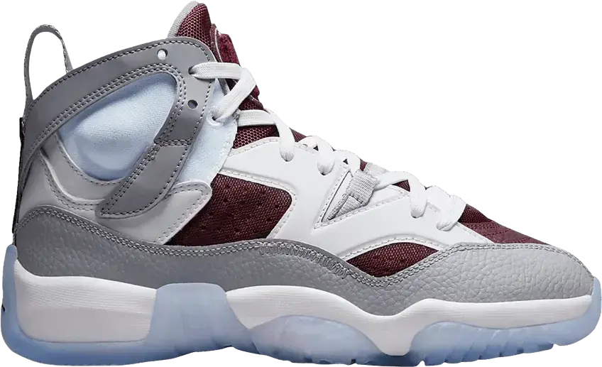  Jordan Jumpman Two Trey GS &#039;White Cherrywood Red&#039;