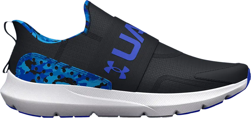  Under Armour Surge 3 Slip GS &#039;Printed Camo - Black&#039;