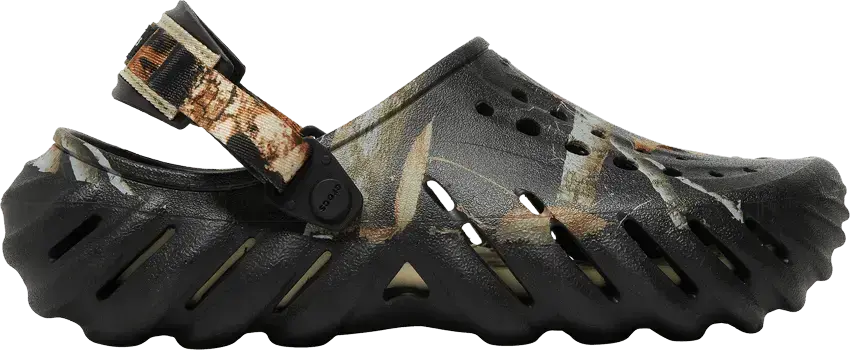 Crocs Echo Clog Realtree Edge Camo Black