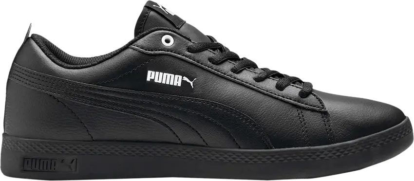  Puma Wmns Smash v2 Leather &#039;Black&#039;