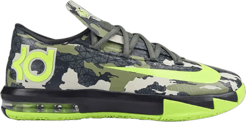  Nike KD 6 GS &#039;Camo&#039;