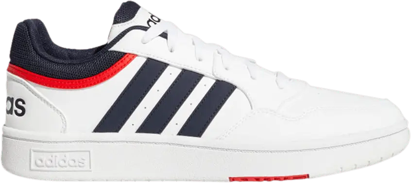  Adidas Hoops 3.0 Low &#039;White Vivid Red&#039;