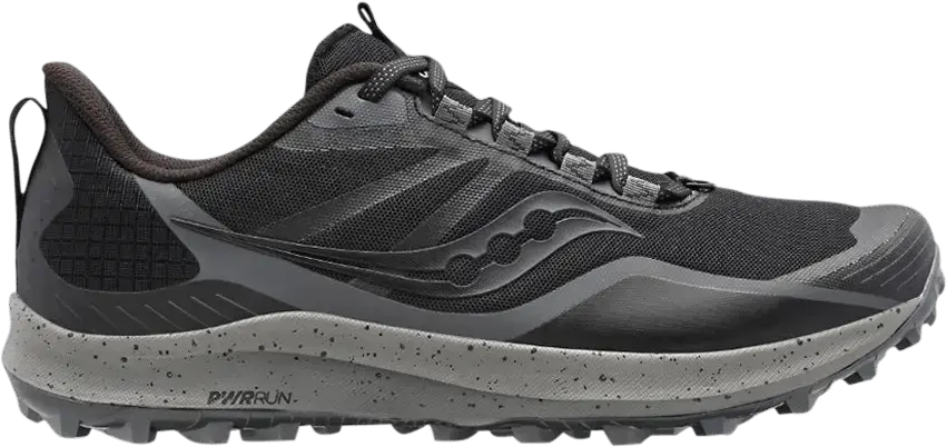  Saucony Peregrine 12 Black Charcoal