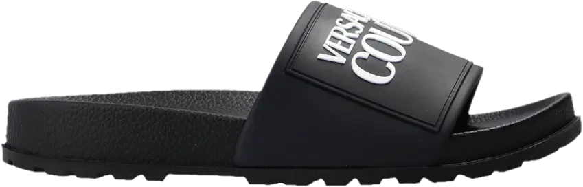  Versace Wmns Jeans Couture Slide &#039;Black&#039;