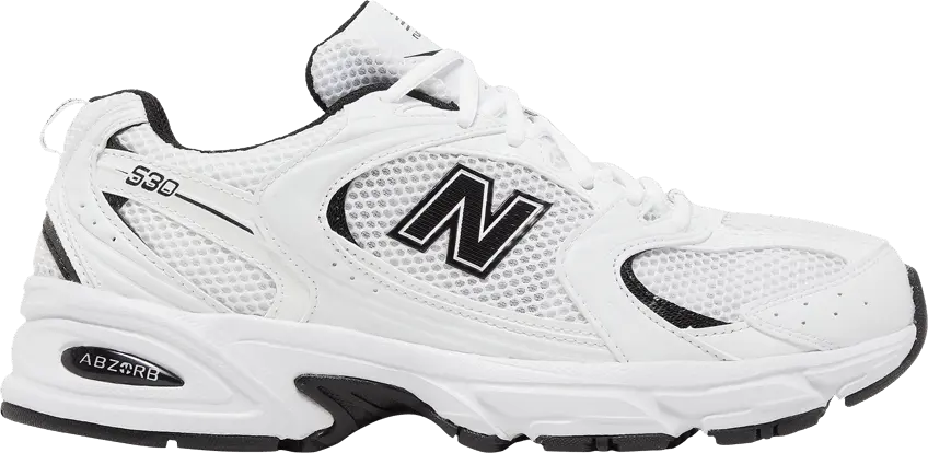  New Balance 530 White Black Details