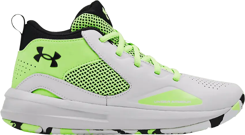 Under Armour Lockdown 5 GS &#039;Halo Grey Quirky Lime&#039;